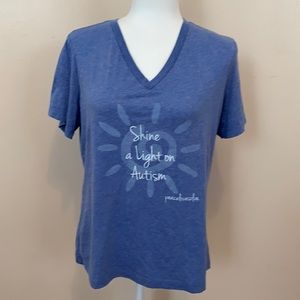 Autism V Neck Tee